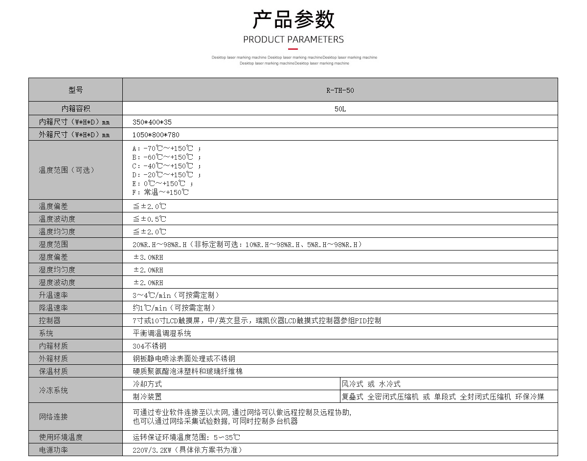 桌上型恒溫恒濕試驗(yàn)箱 參數(shù) 桌上型恒溫恒濕試驗(yàn)箱 參數(shù)