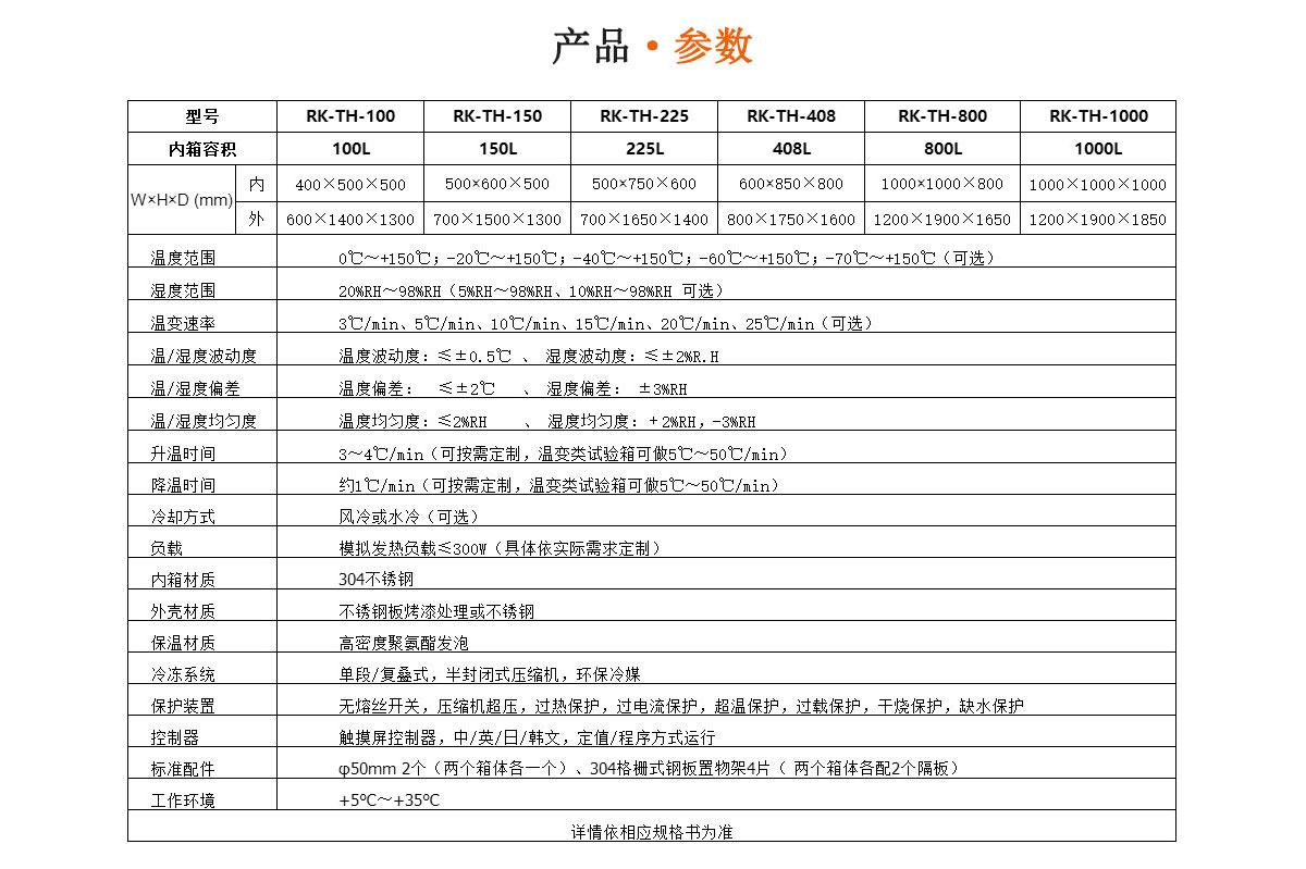 瑞凱雙85試驗箱參數(shù) 瑞凱雙85試驗箱參數(shù)